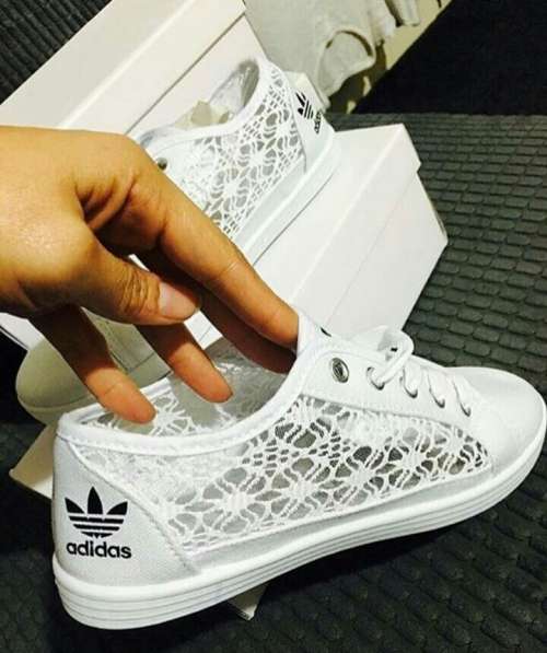 Adidas lace ladies sneakers